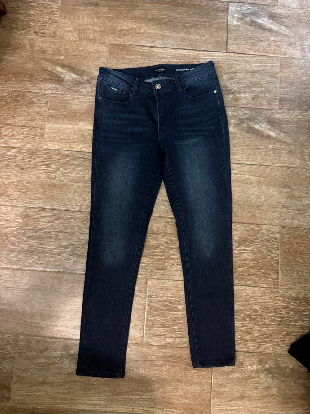 Dark Wash Women’s Skinny Jeans -mid rise ankle Bebe